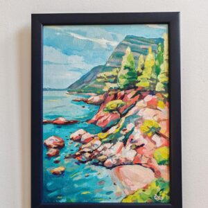 Ulje na platnu, Morska obala