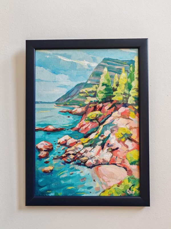 Ulje na platnu, Morska obala