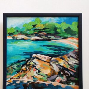 Ulje na platnu, Obala sa čempresima