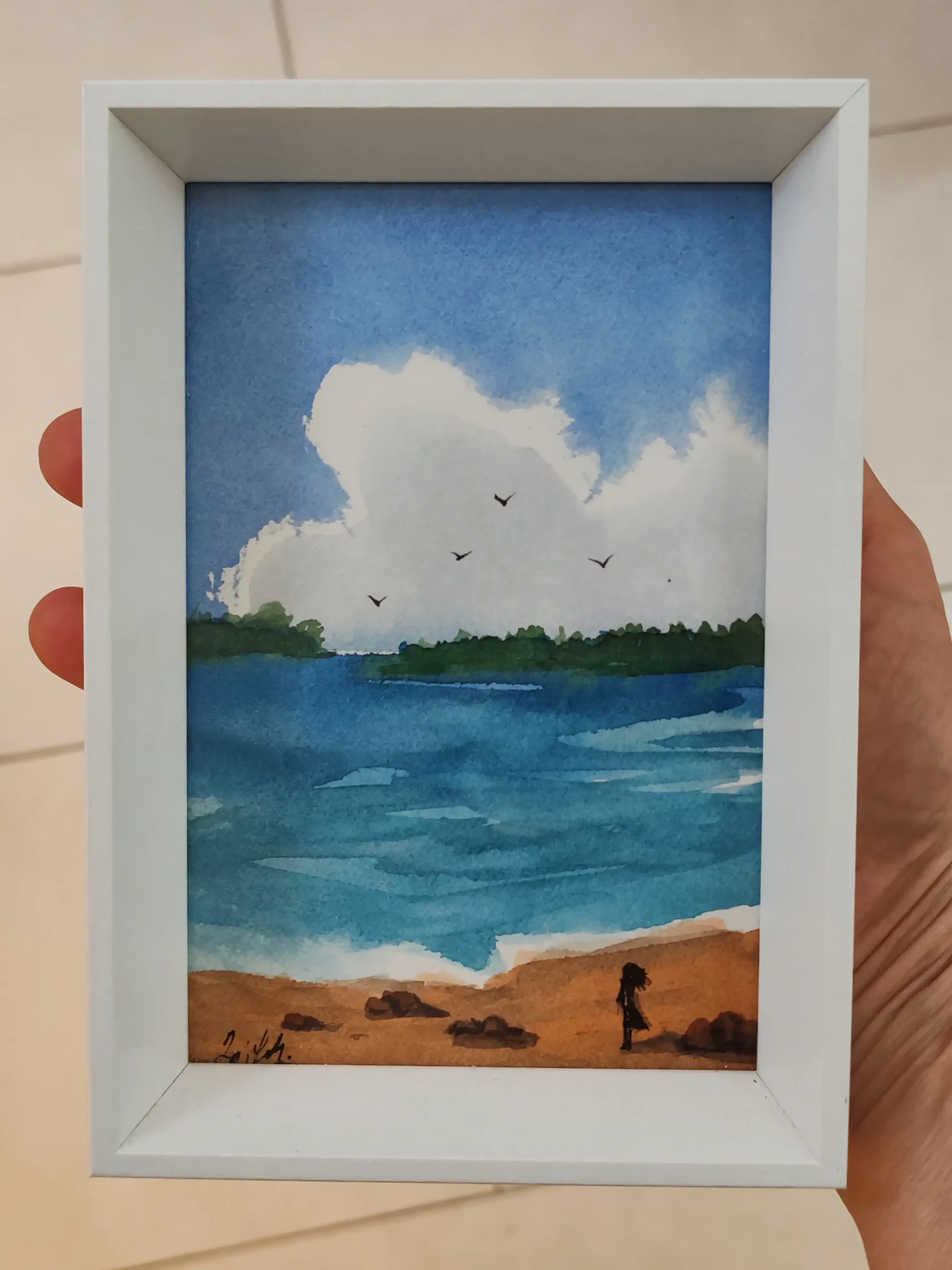 originalni akvareli-Dorćol, art&gift shop Mikaleidoskop Beograd