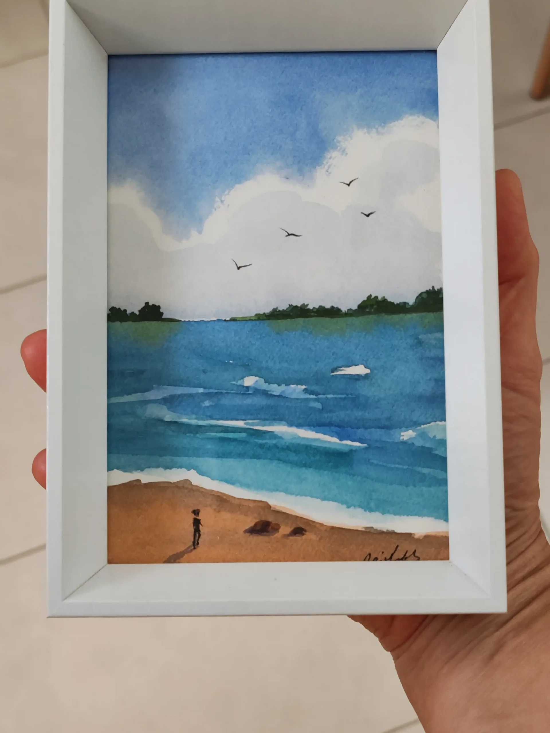 originalni akvareli-Dorćol, art&gift shop Mikaleidoskop Beograd