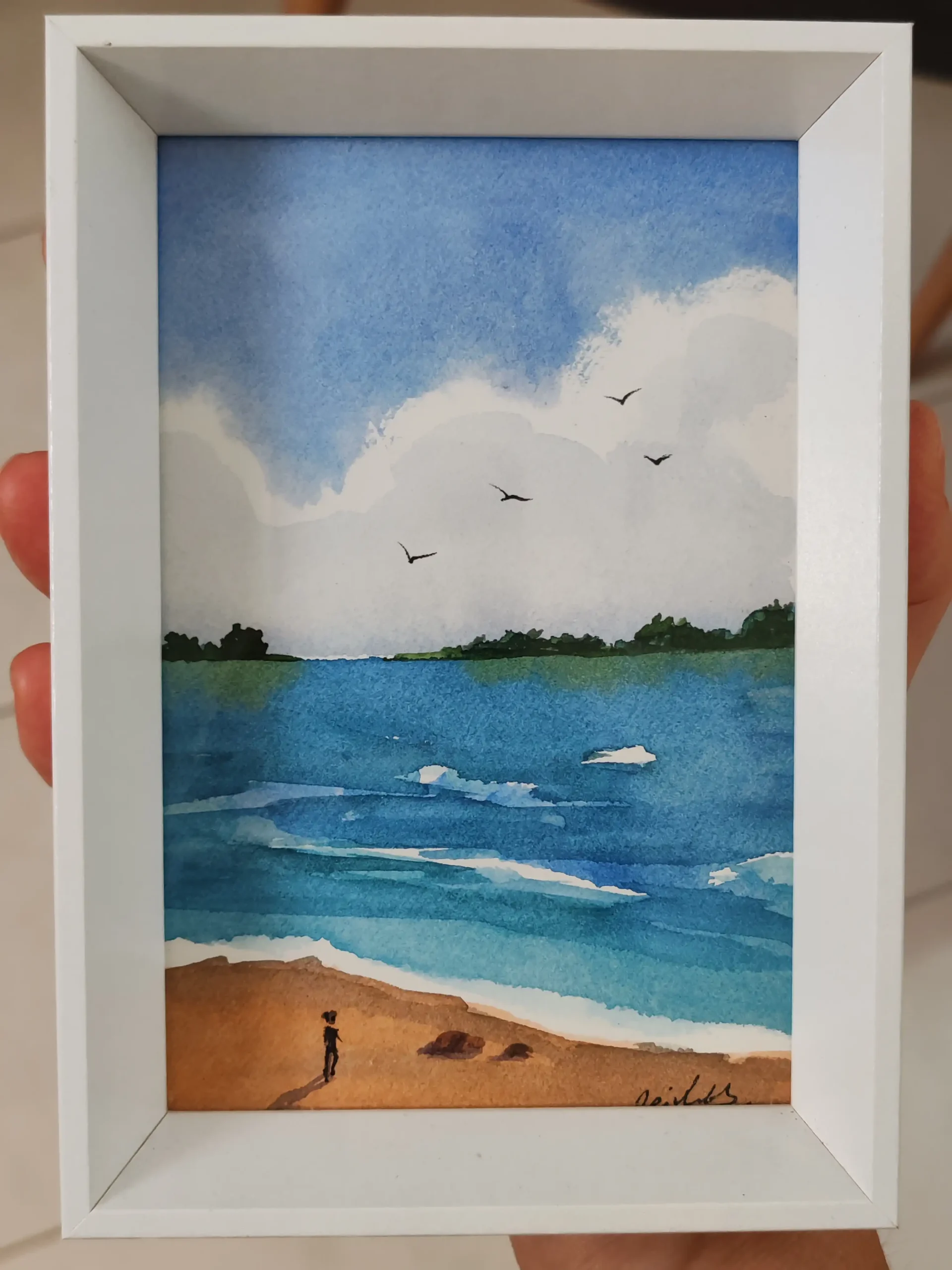 originalni akvareli-Dorćol, art&gift shop Mikaleidoskop Beograd