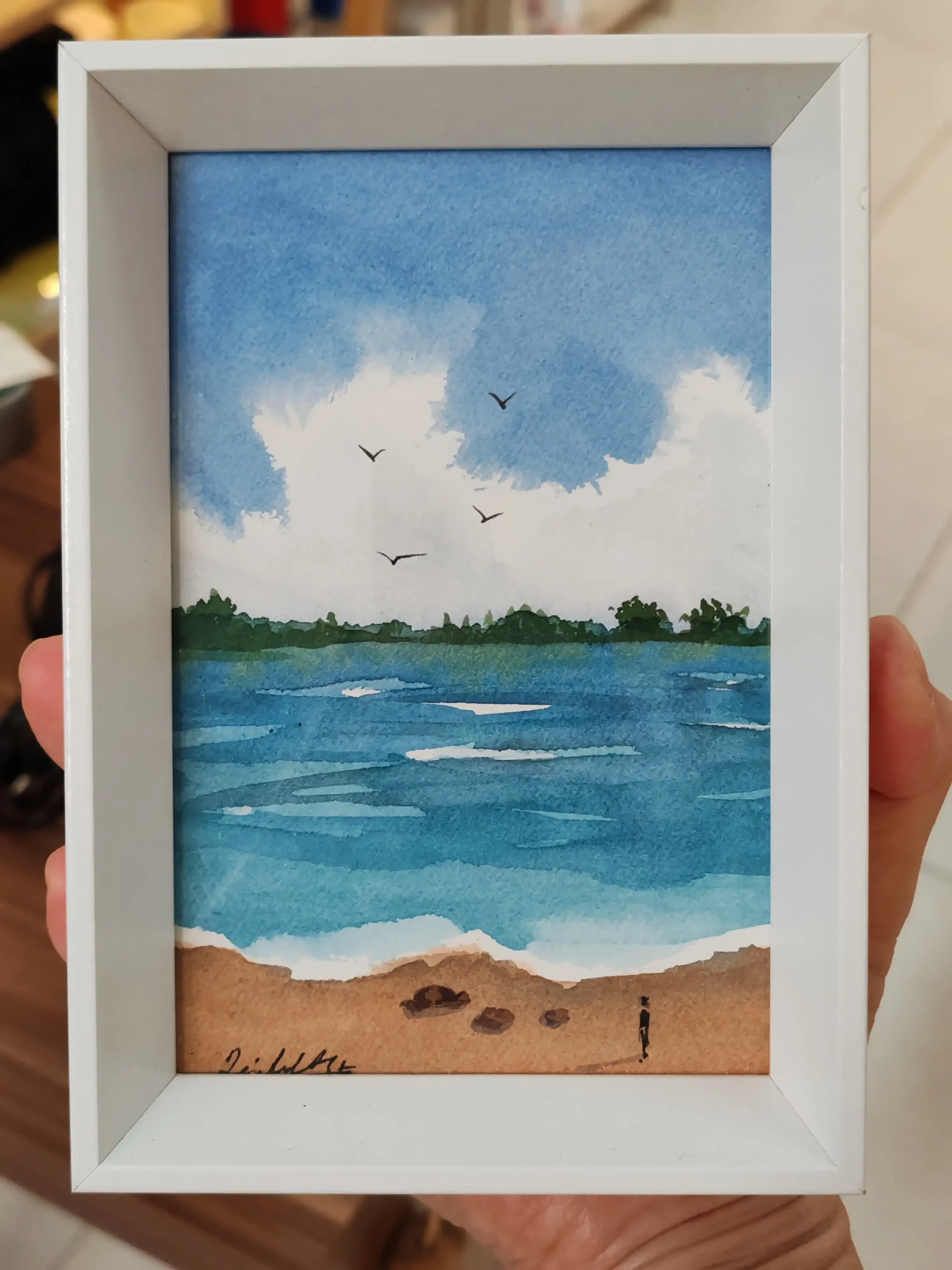 originalni akvareli-Dorćol, art&gift shop Mikaleidoskop Beograd