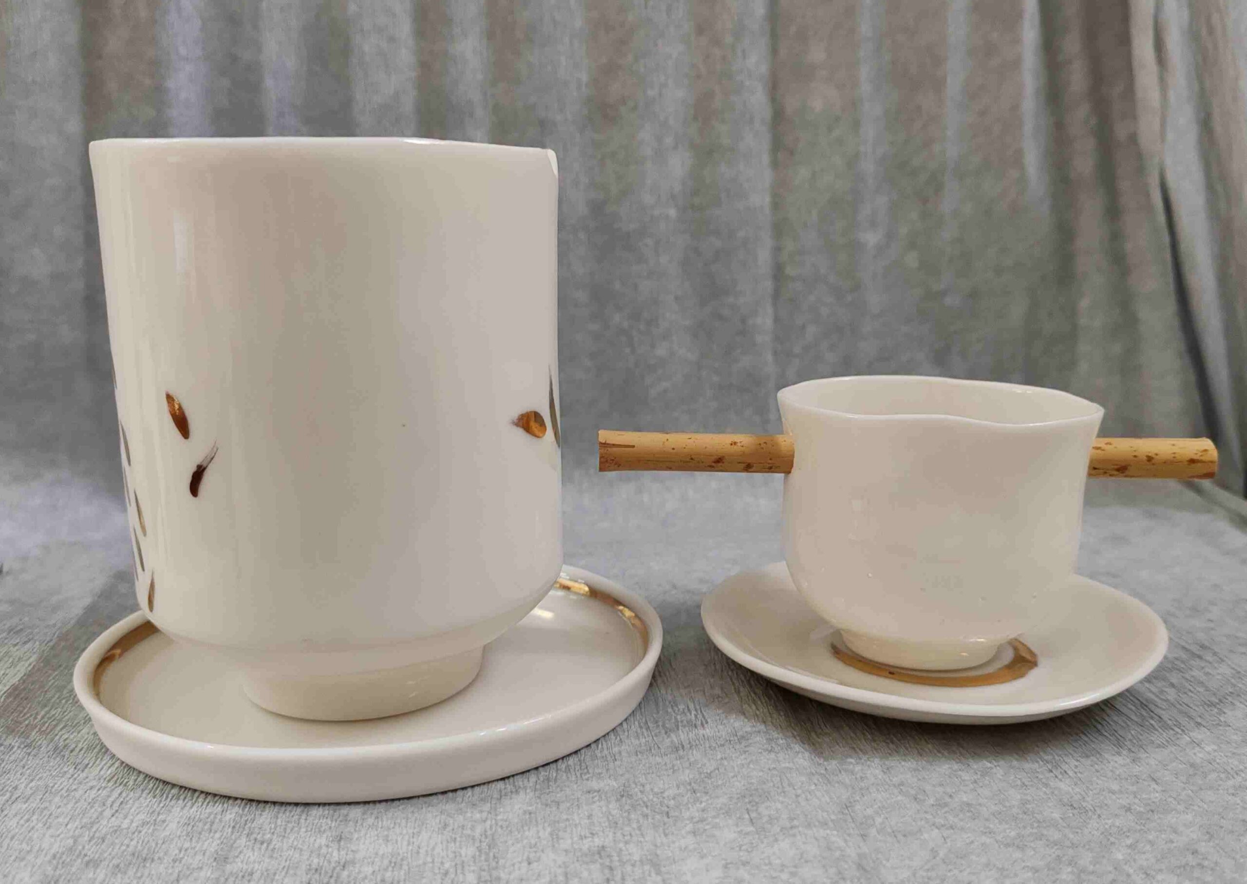 Prefinjen set za čaj od prozirnog porcelana, Carigradska 24, Beograd