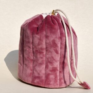 Vrećica od roze pli&scaron;a