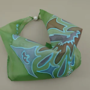 Mala svilena marama sa magnetnom kopčom 6