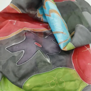 Svilena marama 5, ručno oslikana