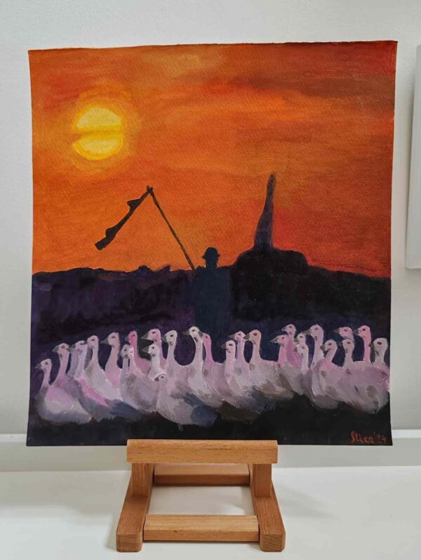 Akrilne boje na papiru