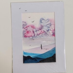 Neuramljeni akvareli, 15 x 20 cm