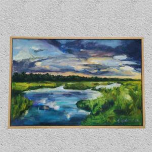 "Suton u ljubičastom" ulje na platnu