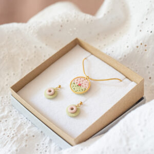 "Maleni" set strawberry matcha
