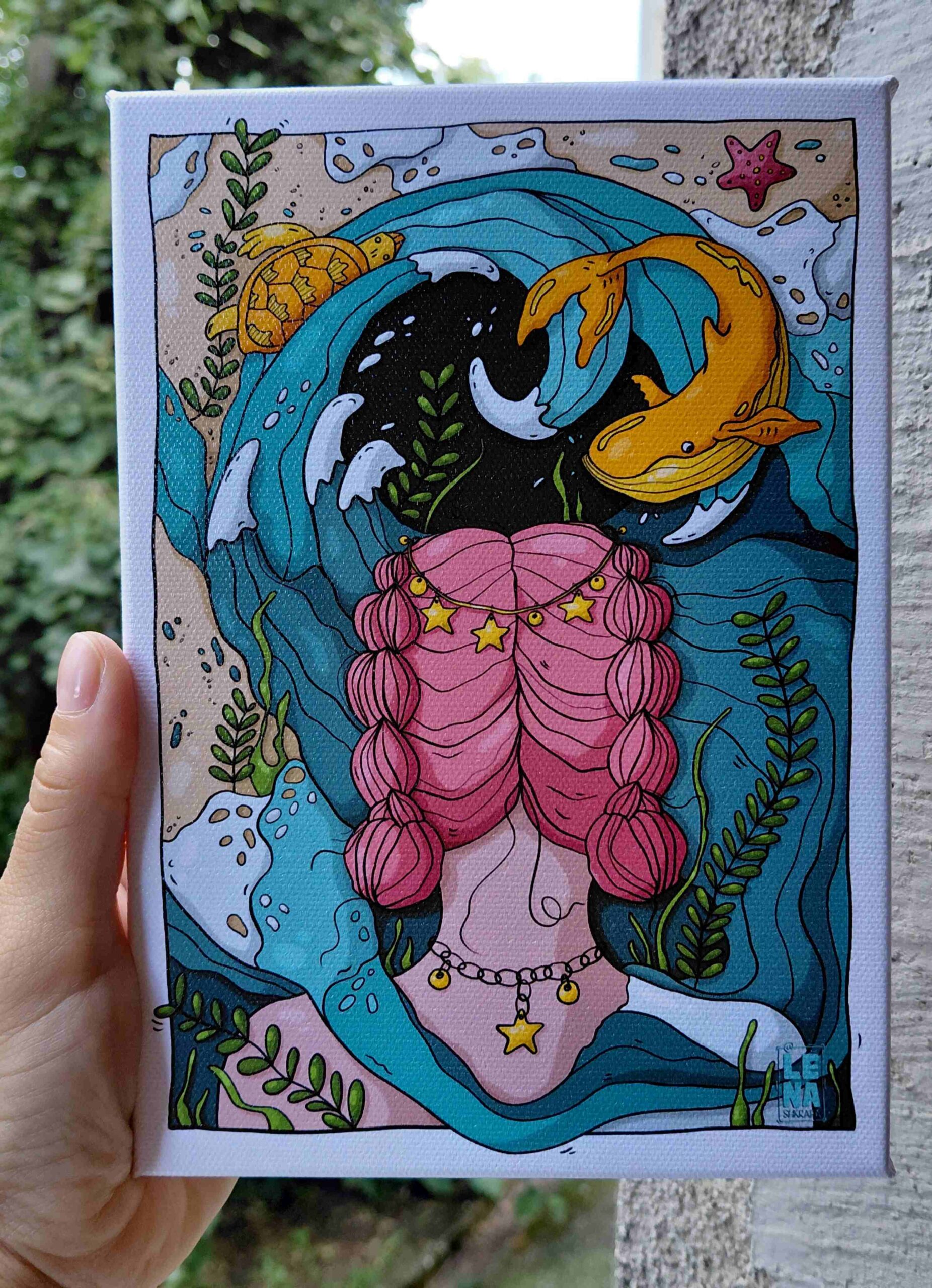 prodaja od&scaron;tampanih ilustracija na platnu, Mikaleidoskop, Carigradska 24, Beograd